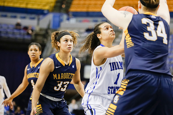 Indiana State Sycamores vs Marquette Golden Eagles
