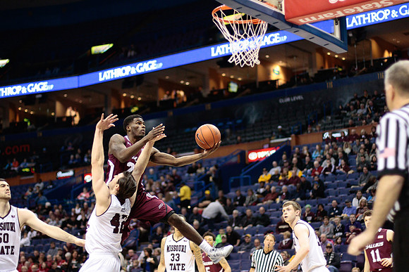 MVC Tournament Game 1 SIU 55 MSU 49