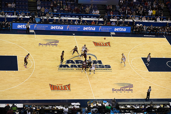 MVC Tournament Game 1 SIU 55 MSU 49