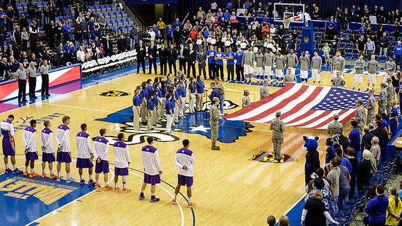 Indiana State Sycamores Men's  Basketball Host Evansville Purple Aces