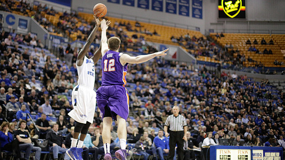 Indiana State Sycamores Men's  Basketball Host Evansville Purple Aces