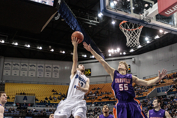 Indiana State Sycamores Men's  Basketball Host Evansville Purple Aces