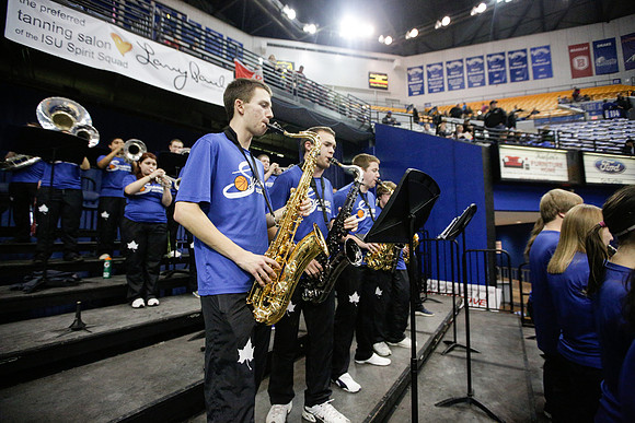Indiana State Sycamores Men's  Basketball Host Evansville Purple Aces