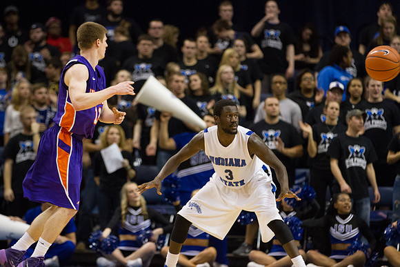 Indiana State Sycamores Men's  Basketball Host Evansville Purple Aces
