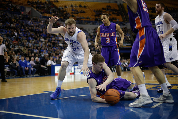 Indiana State Sycamores Men's  Basketball Host Evansville Purple Aces