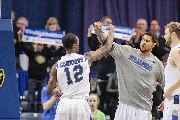 Indiana State Sycamores Men's  Basketball Host Evansville Purple Aces