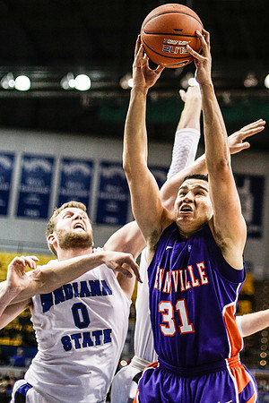 Indiana State Sycamores Men's  Basketball Host Evansville Purple Aces