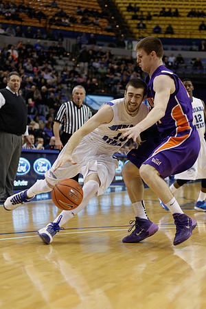 Indiana State Sycamores Men's  Basketball Host Evansville Purple Aces