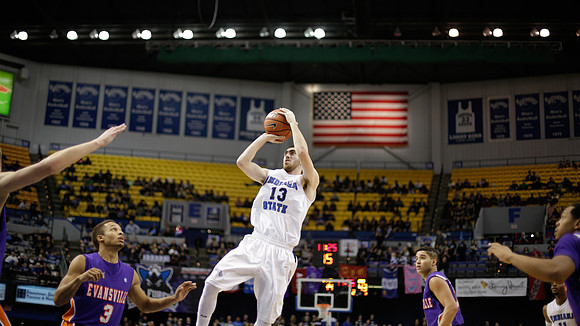 Indiana State Sycamores Men's  Basketball Host Evansville Purple Aces