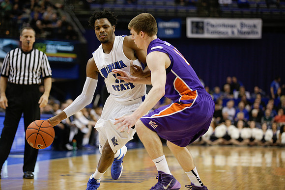 Indiana State Sycamores Men's  Basketball Host Evansville Purple Aces