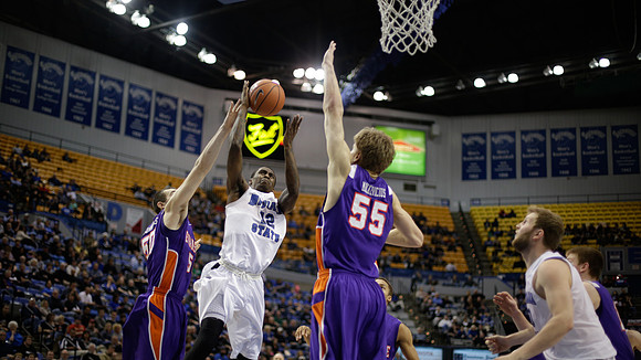 Indiana State Sycamores Men's  Basketball Host Evansville Purple Aces