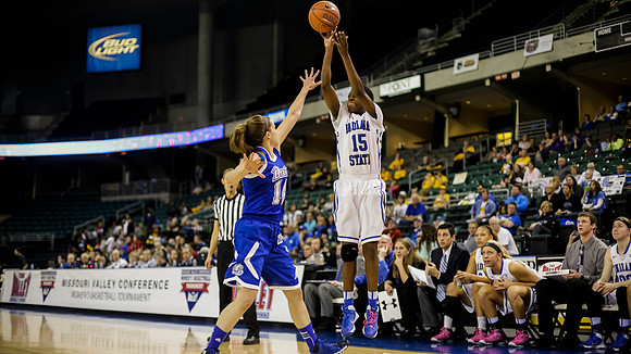 Indiana State Sycamores vs Drake Bulldogs MVC SemiFinal