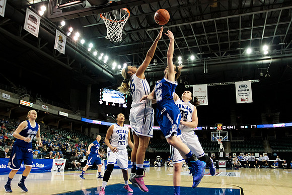 Indiana State Sycamores vs Drake Bulldogs MVC SemiFinal