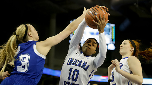 Indiana State Sycamores vs Drake Bulldogs MVC SemiFinal