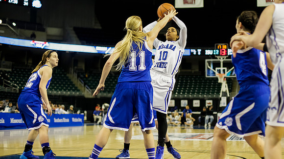 Indiana State Sycamores vs Drake Bulldogs MVC SemiFinal