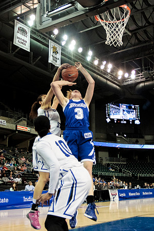 Indiana State Sycamores vs Drake Bulldogs MVC SemiFinal