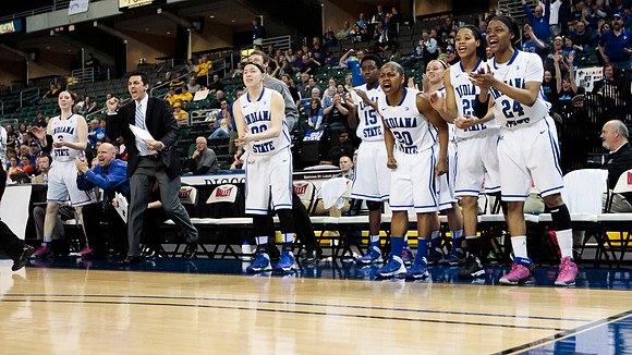 Indiana State Sycamores vs Drake Bulldogs MVC SemiFinal