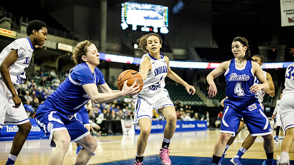 Indiana State Sycamores vs Drake Bulldogs MVC SemiFinal