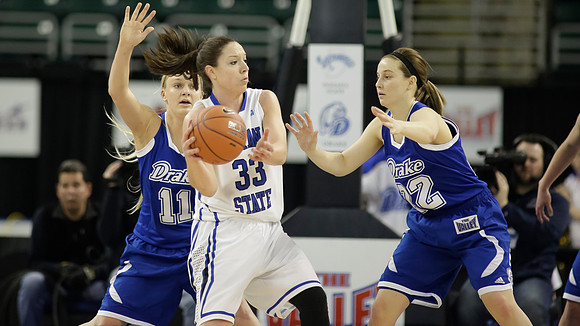 Indiana State Sycamores vs Drake Bulldogs MVC SemiFinal