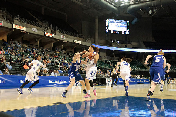 Indiana State Sycamores vs Drake Bulldogs MVC SemiFinal