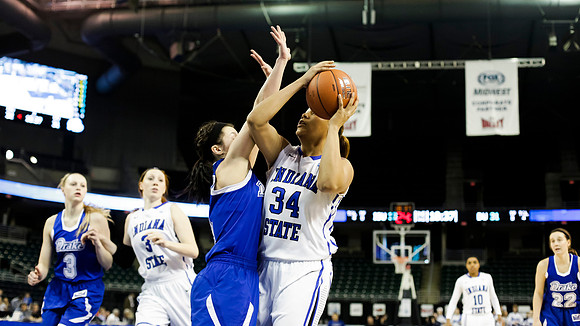 Indiana State Sycamores vs Drake Bulldogs MVC SemiFinal
