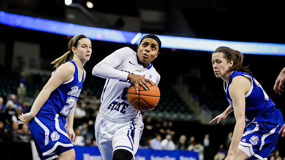 Indiana State Sycamores vs Drake Bulldogs MVC SemiFinal