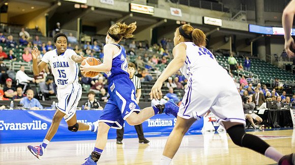 Indiana State Sycamores vs Drake Bulldogs MVC SemiFinal