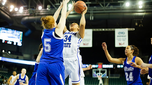 Indiana State Sycamores vs Drake Bulldogs MVC SemiFinal