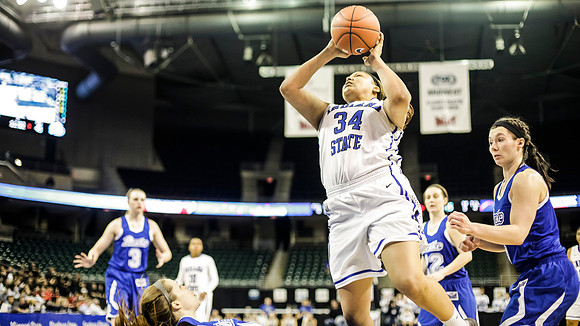 Indiana State Sycamores vs Drake Bulldogs MVC SemiFinal