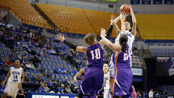Indiana State Sycamores Women's  Basketball Host Evansville Purple Aces