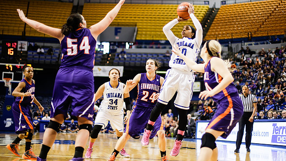 Indiana State Sycamores Women's  Basketball Host Evansville Purple Aces