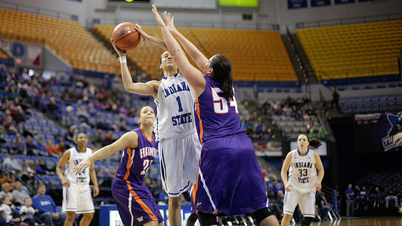 Indiana State Sycamores Women's  Basketball Host Evansville Purple Aces