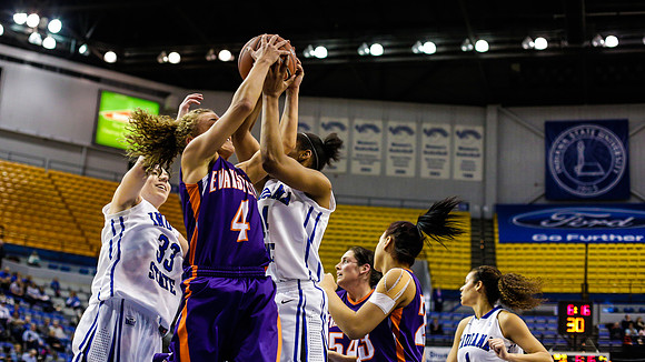 Indiana State Sycamores Women's  Basketball Host Evansville Purple Aces