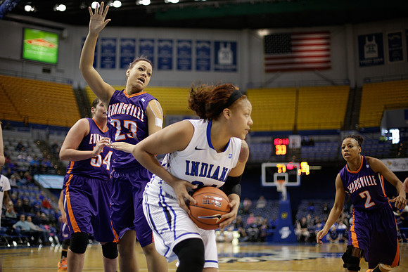 Indiana State Sycamores Women's  Basketball Host Evansville Purple Aces