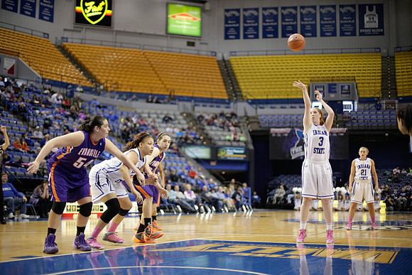 Indiana State Sycamores Women's  Basketball Host Evansville Purple Aces