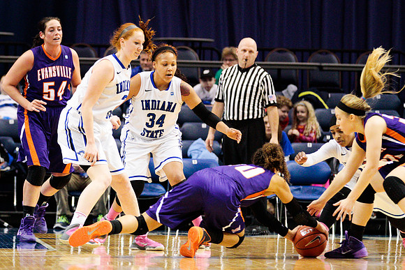 Indiana State Sycamores Women's  Basketball Host Evansville Purple Aces