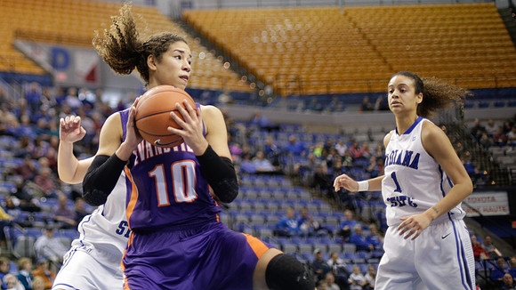 Indiana State Sycamores Women's  Basketball Host Evansville Purple Aces