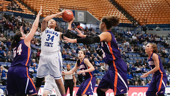 Indiana State Sycamores Women's  Basketball Host Evansville Purple Aces
