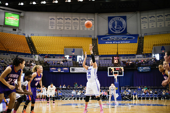 Indiana State Sycamores Women's  Basketball Host Evansville Purple Aces