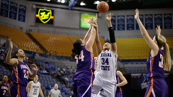 Indiana State Sycamores Women's  Basketball Host Evansville Purple Aces