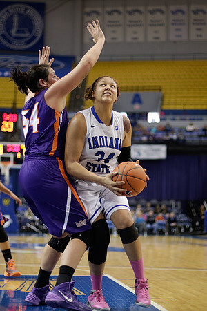 Indiana State Sycamores Women's  Basketball Host Evansville Purple Aces
