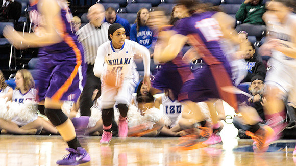 Indiana State Sycamores Women's  Basketball Host Evansville Purple Aces
