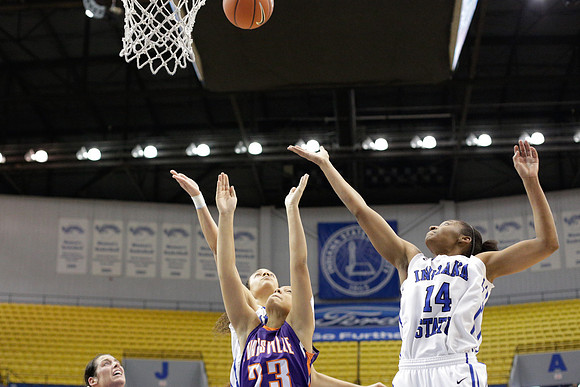 Indiana State Sycamores Women's  Basketball Host Evansville Purple Aces