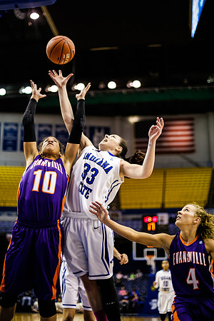 Indiana State Sycamores Women's  Basketball Host Evansville Purple Aces