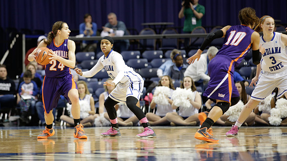 Indiana State Sycamores Women's  Basketball Host Evansville Purple Aces