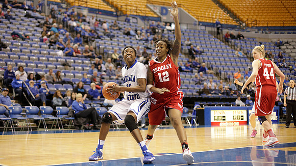 Indiana State Sycamores vs Bradley Braves