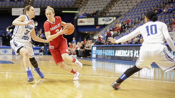 Indiana State Sycamores vs Bradley Braves