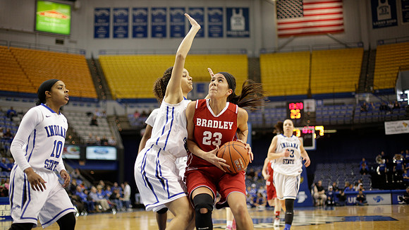 Indiana State Sycamores vs Bradley Braves