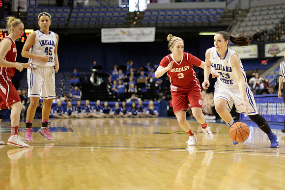Indiana State Sycamores vs Bradley Braves