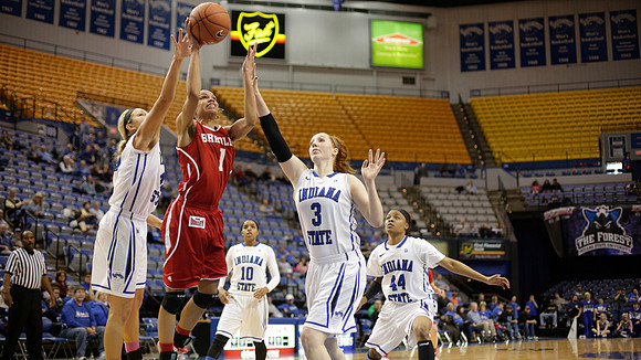 Indiana State Sycamores vs Bradley Braves